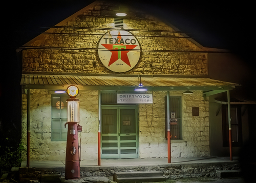 1950's Austin Tx Gas Station
