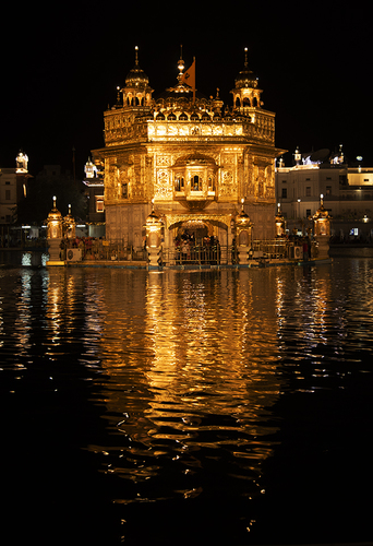 The Golden Temple at Night