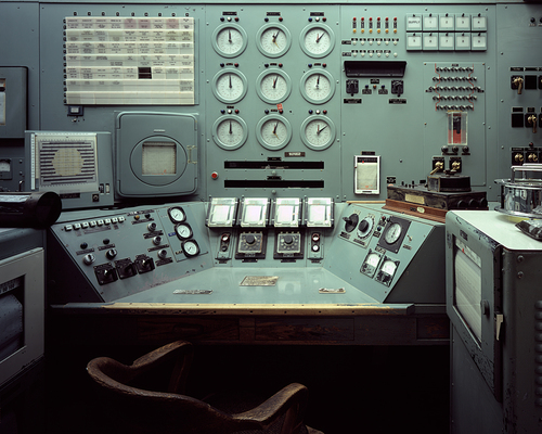 B Reactor Control Console, Source of Nagasaki Bomb Plutonium