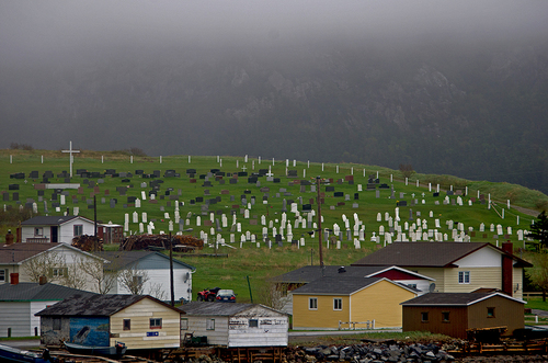 Cemetery, Lark Harbour, Newfoundland, 5/2011