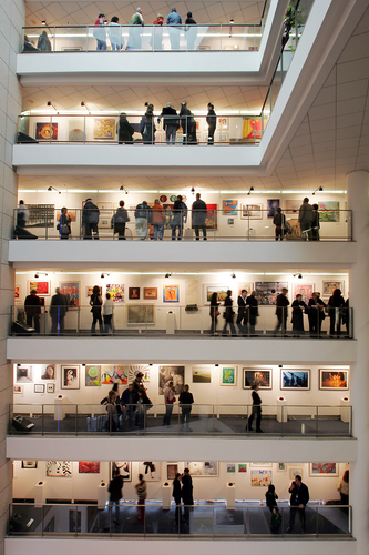 People at Exhibition