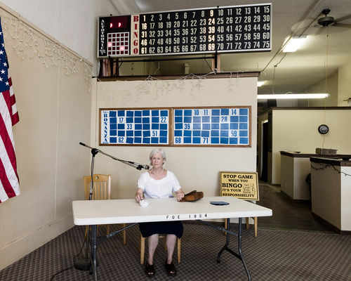 Untitled - Bingo Caller, Buffalo, WY