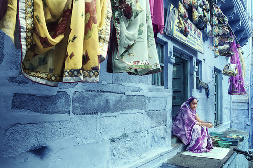 A woman in Jodhpur