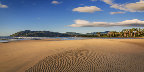 Deserted Beach Queensland.