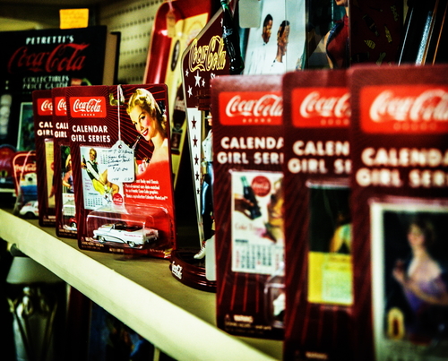 Coke Cola Calendar Girls Series
