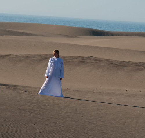 Figure On The Dunes