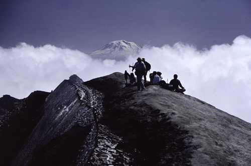 Mt St Helens Summit & Mt Adams