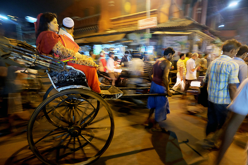 Handpulled rickshaw