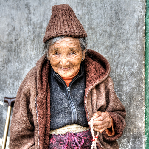 Old Tibetan Woman