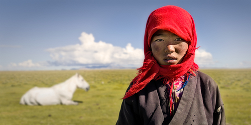 Tibetan Nomad Girl