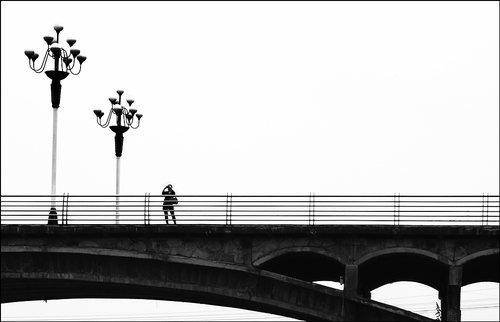 Woman/Bridge