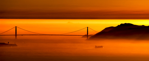 Golden Gate Glowing