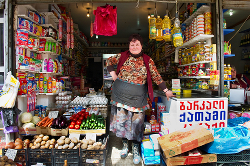 Tibilisi Shop vendor