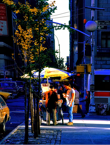 Hot Dog cart NYC 