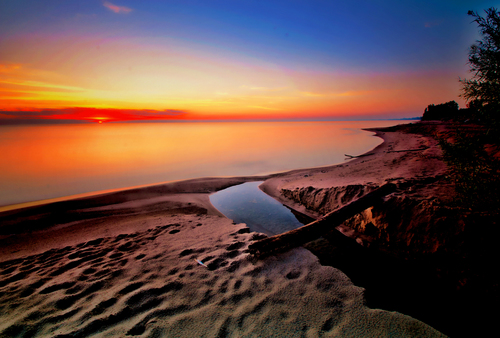 Lake Erie at sunrise