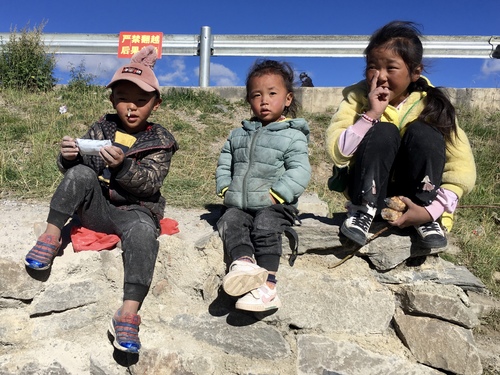 Three Tibetan Kids