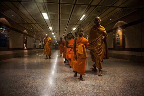 Group of monks