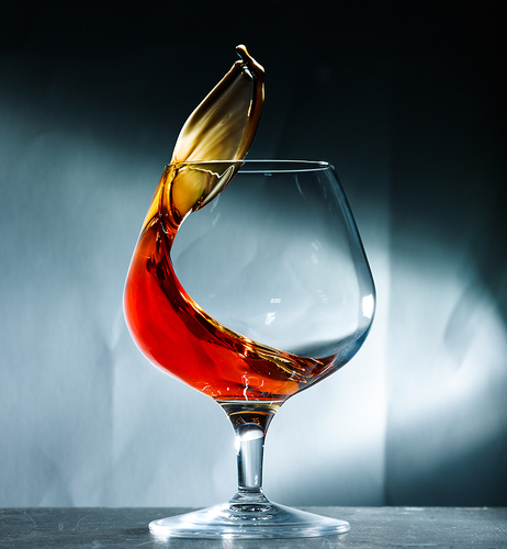 Cognac Swirl