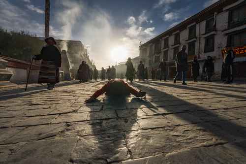 Tibetan Praying