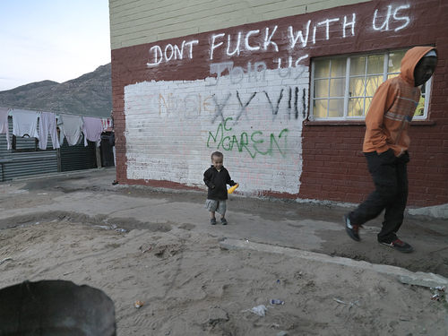 A child in Hangberg.  A Portrait of a Colored Community