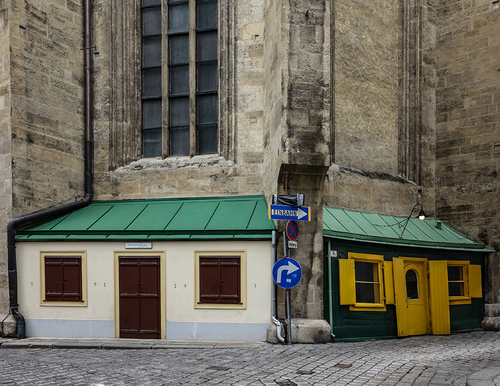 Street corner in Vienna
