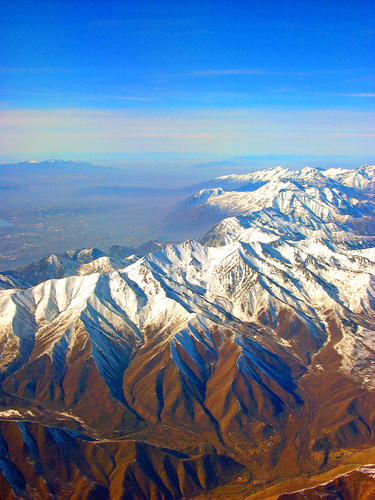 Wasatch Range Between Great Salt Lake & Salt Lake City