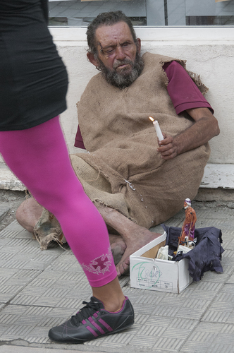 Beggar with Candle