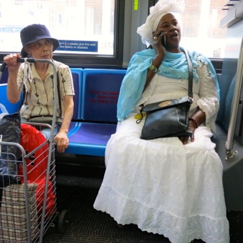 Two Ladies on the Bus