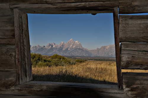 Tetons from Cunningham Cabin