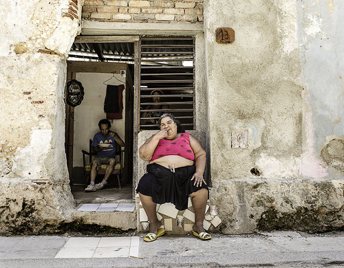 Greig_Michael_The Fat Woman,Havana,Cuba,2013