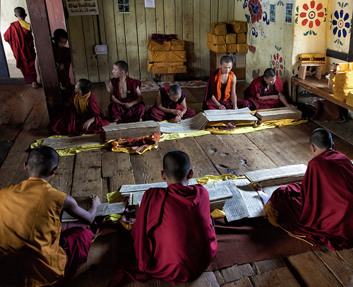 Bhutan Temple Classroom