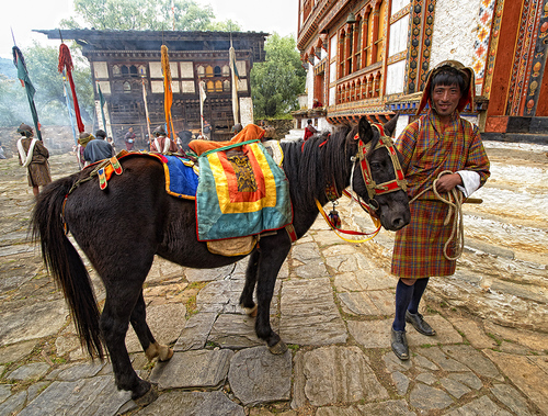 Bhutan Villager