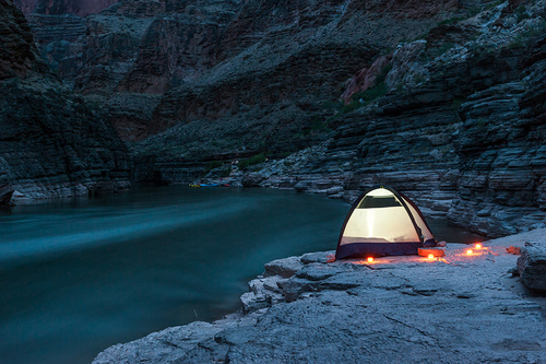 Camping in the Grand Canyon