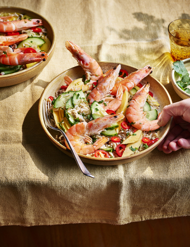 Crevette Wild Rice & Mango Salad Crevette Wild Rice & Mango Salad