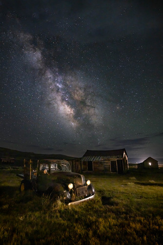 Old Truck and Milky Way
