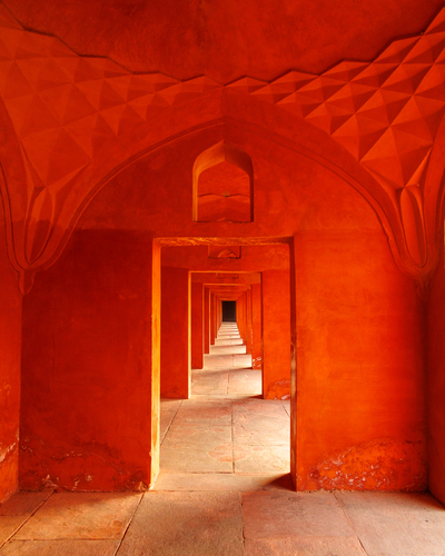 More than white at the Taj Mahal More than white at the Taj Mahal