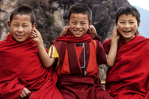 Three Monks, Bhutan